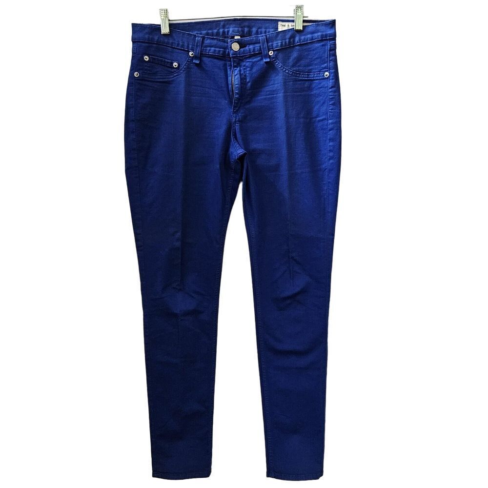 Rag & Bone Jeans Skinny Legging Jegging Stretch Federal‎ Blue Womens Mid Rise 32